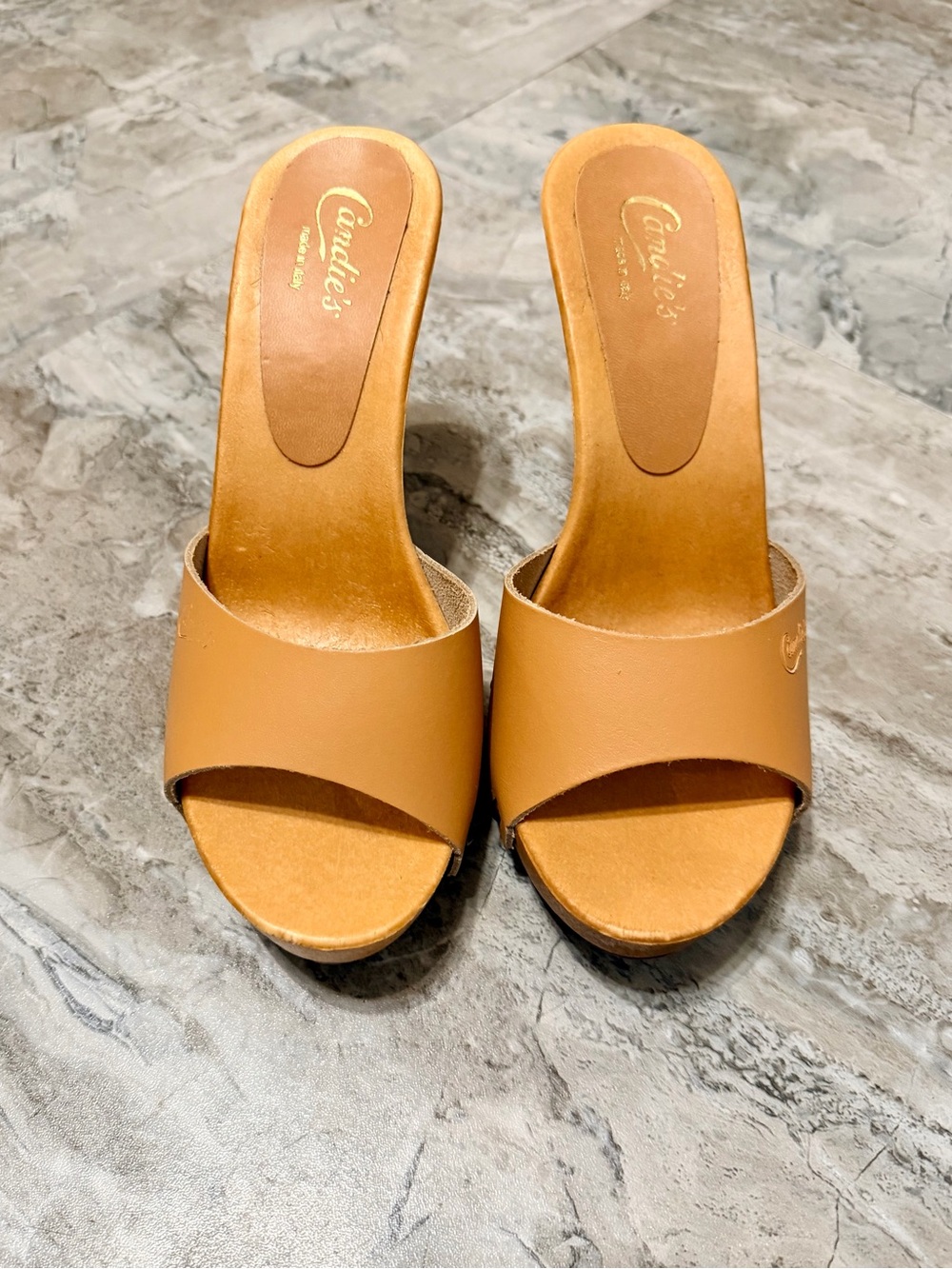 Candie's Viviana Tan Sandals